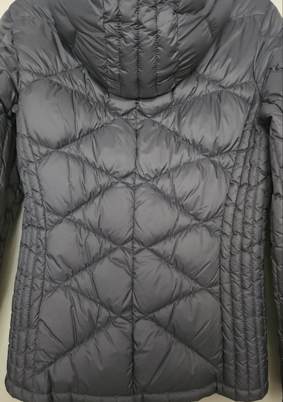 Michael Kors Quilted Packable Hooded Puffer Jacket ~GUN METAL ~SMALL **NEW - Picture 3 of 15